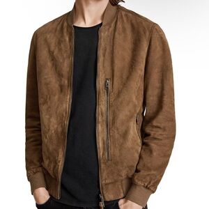 AllSaints: Bergen Suede Bomber